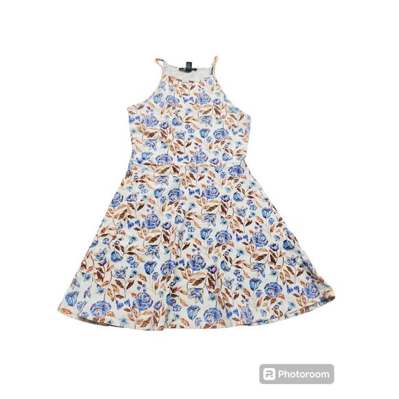 Women's Forever 21 Floral Mini Fit & Flare Sundress | Size Small - Picture 1 of 5